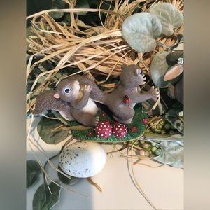 Charming Tails Fitz Floyd YOU CAN’T RUN FROM LOVE 💕 EUC